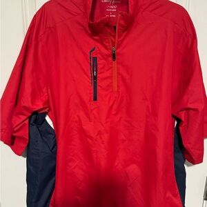 Bobby Jones Red and Navy Windbreaker Jacket
